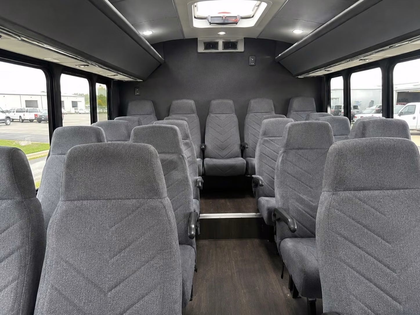 18 passenger minibus inside