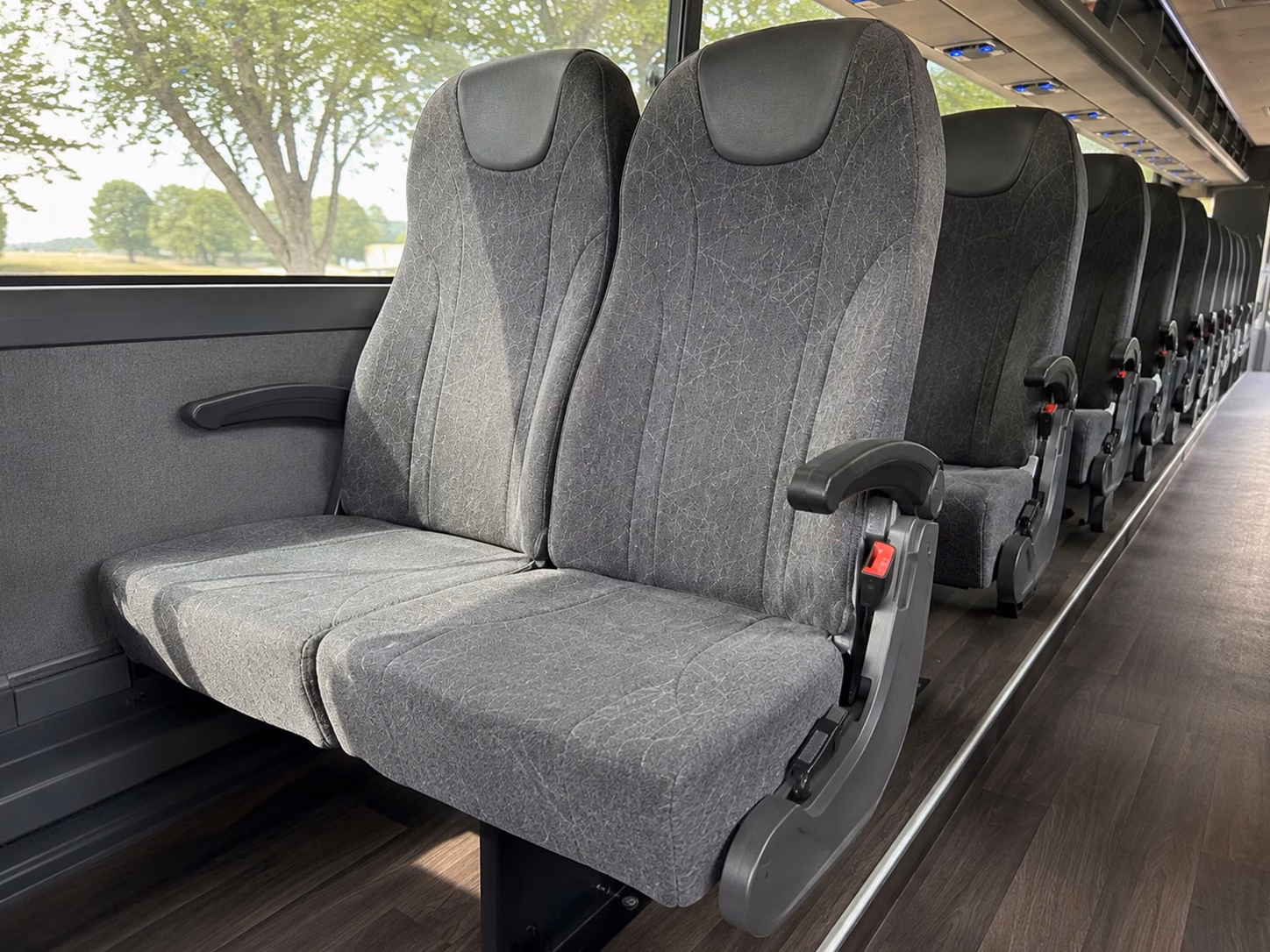 greeley charter bus interior