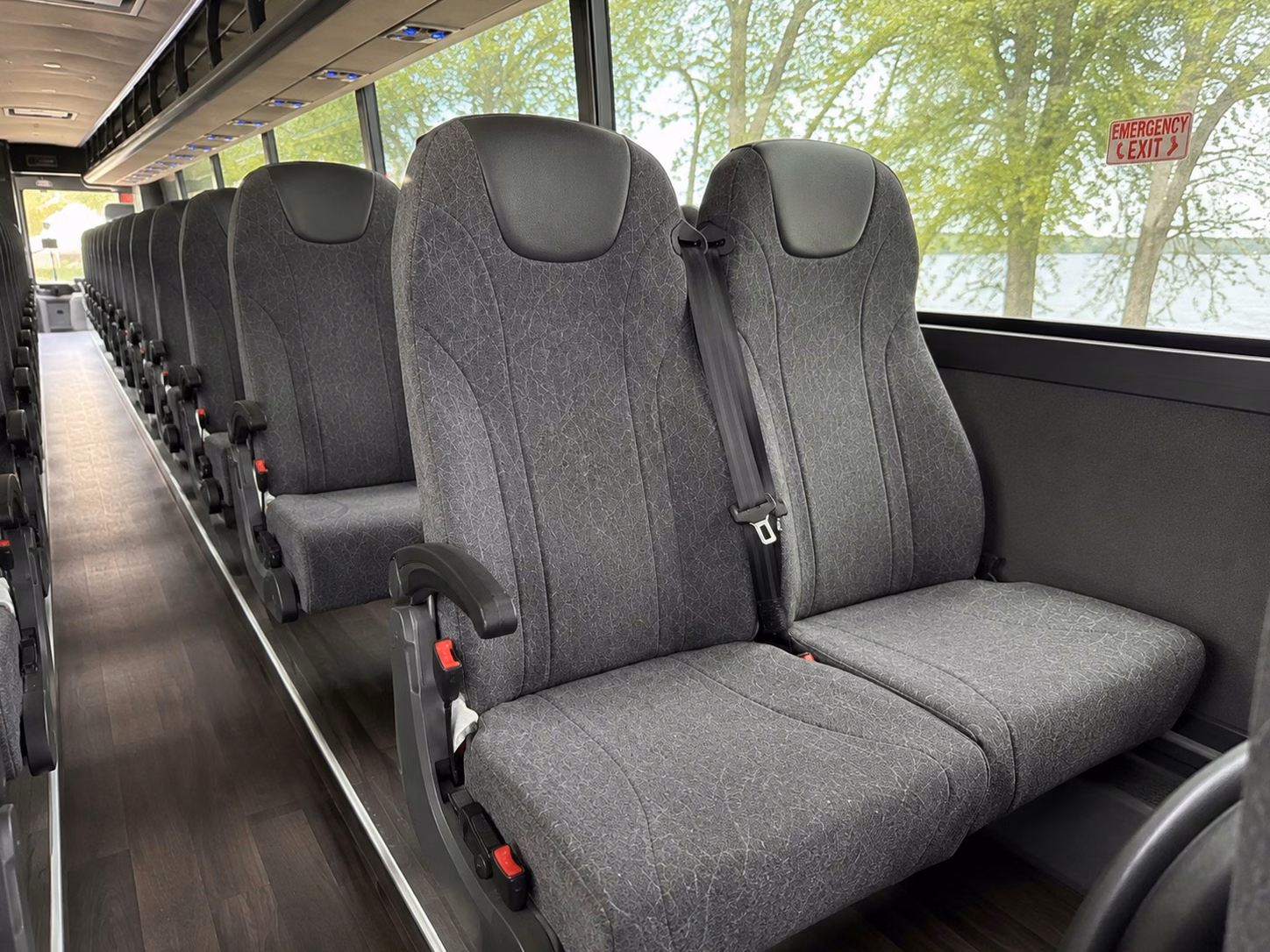 greeley charter bus rental inside
