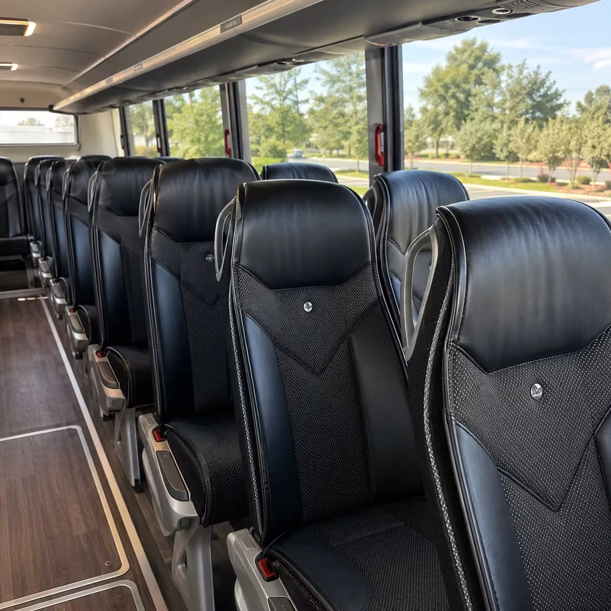 greeley charter bus rental interior