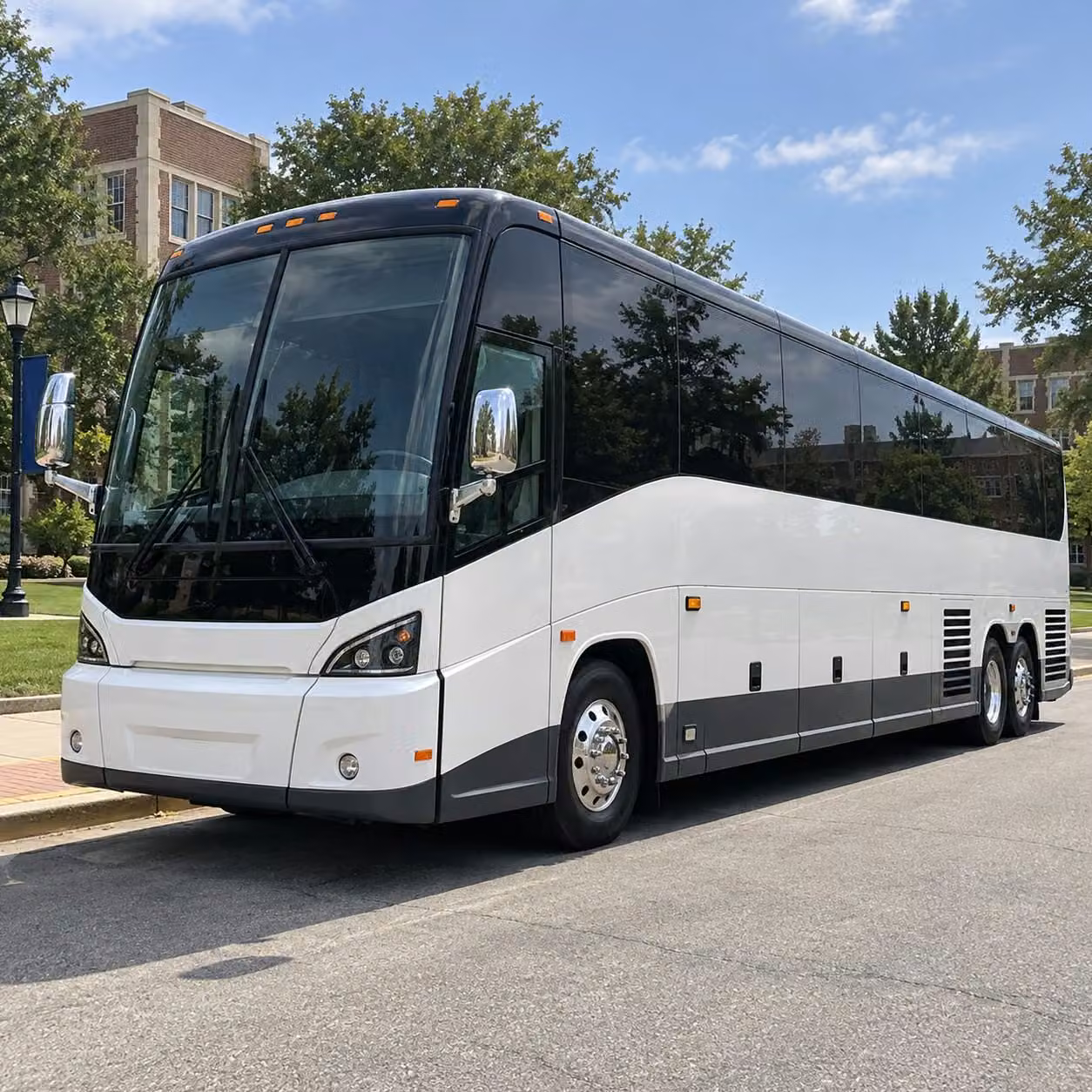 road trip bus rentals from greeley to denver sports venues